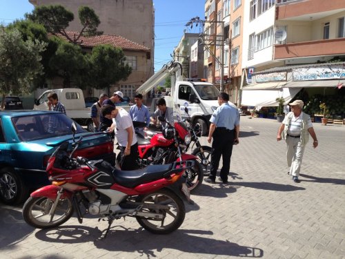 Motosiklet Sürücülerine Ceza Yağdı