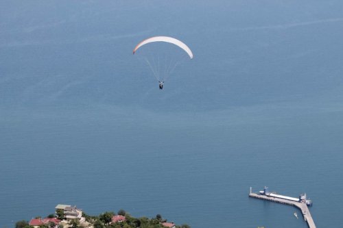 Ordu’da Yamaç Paraşütü Keyfi