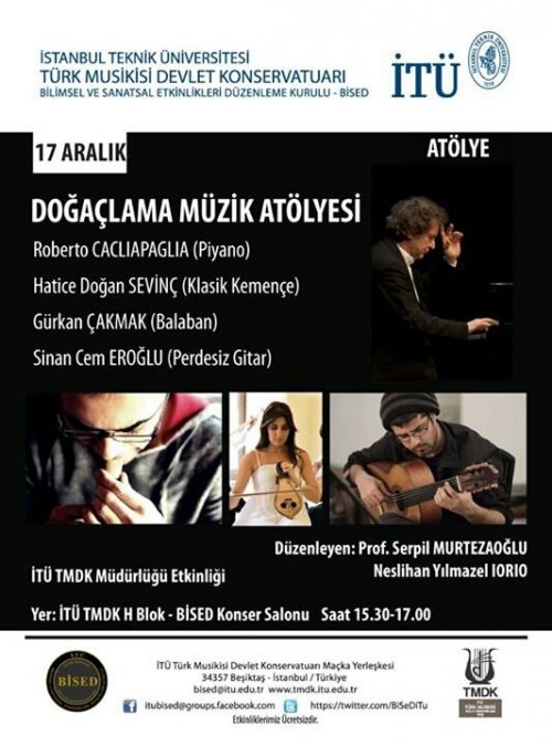 Piyano Virtüözü Roberto Caccıapaglıa İstanbul’a Geliyor
