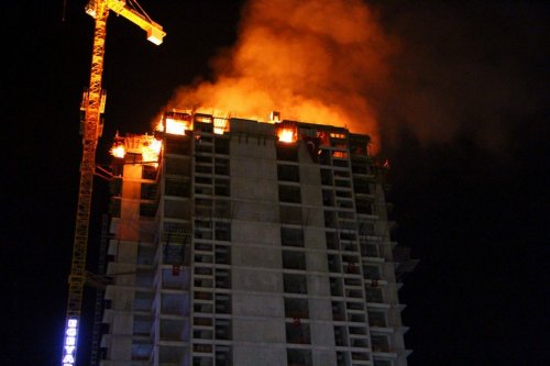 Samsun’da Otel Yangını