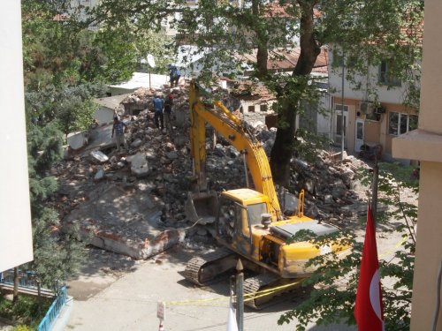 Şarköy Karakol Binası Yıkıldı