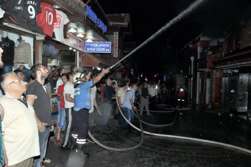 Side'de Korkutan Yangın