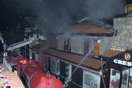 Side'de Korkutan Yangın