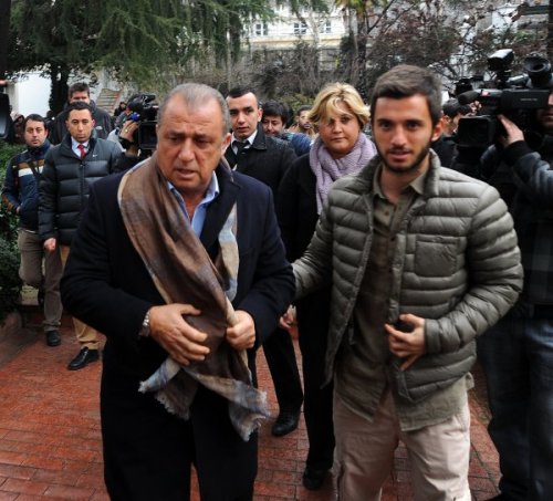 Terim Ve Futbolculardan Destek Ziyareti