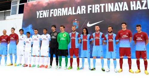 Trabzonspor'un Yeni Formaları Görücüye Çıktı