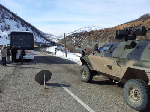 Tunceli-Erzincan Karayolu, Operasyon Nedeniyle Kapandı