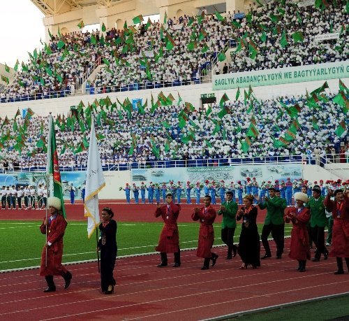 Türkmenistan, Asya Oyunları Bayrağını Devraldı