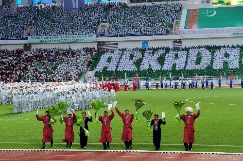 Türkmenistan, Asya Oyunları Bayrağını Devraldı