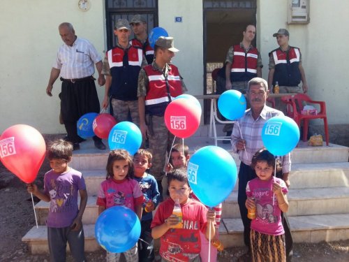 Yavuzeli’nde Mehmetçik Öğrencileri Sevindirdi