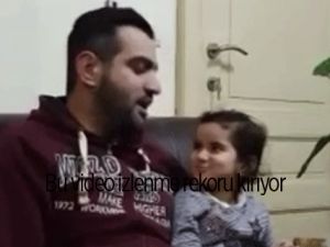 İzleyenleri kendine hayran bırakan minik hafız kız