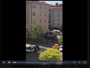 Kırşehir'de çatıda uyuya kalan vatandaş